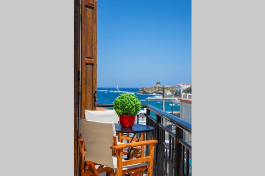 Seaview Stylish Flat In Andros - Walk To Beach Eksteriør bilde